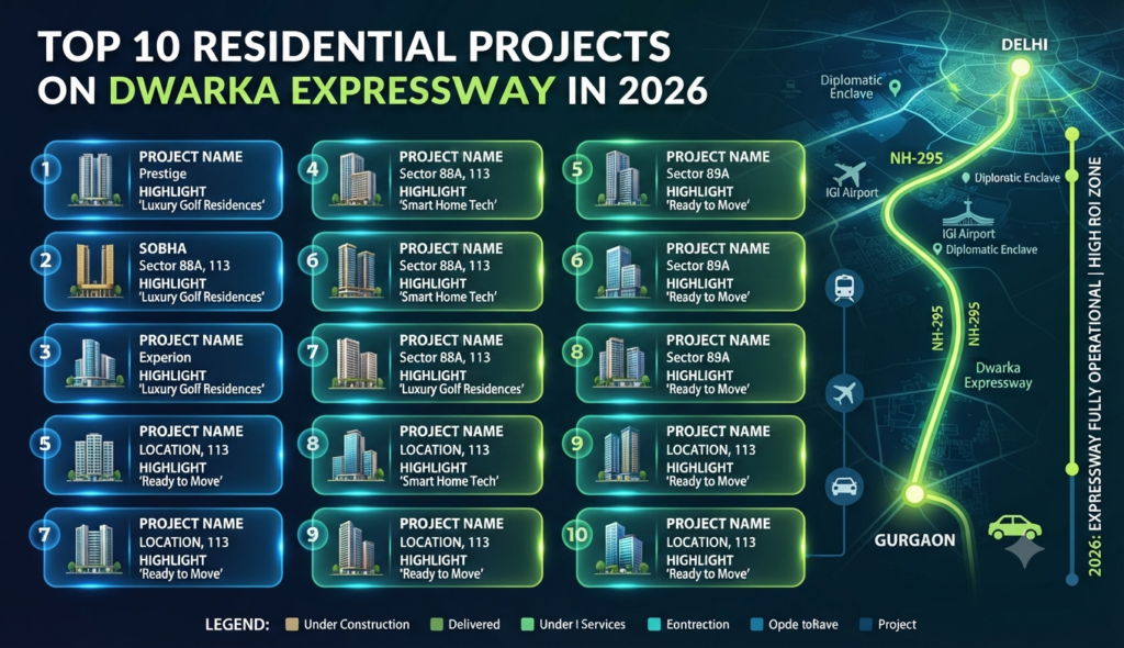Top 10 Residential Projects on Dwarka Expressway in 2026-Godrej Realty