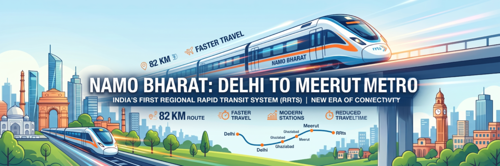 Namo Bharat Delhi to Meerut Metro: Route, Fare & Time
