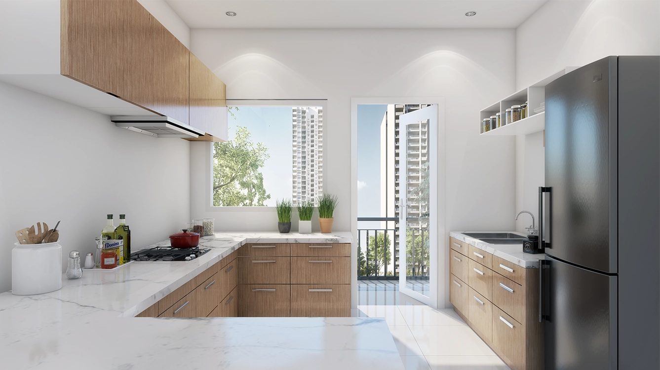 Godrej Air Sector 85 Gurgaon - modular kitchen interior