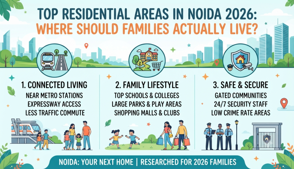 Top Residential Areas to Live in Noida 202-Godrej Realty