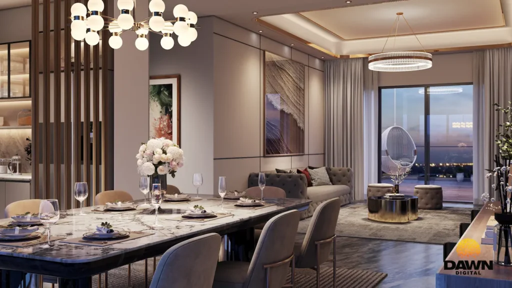 Godrej Miraya Sector 43 Gurgaon - living and dining room interior