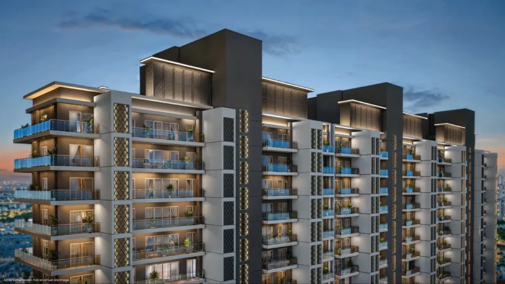 Godrej Crown Residences Sector 27 Greater Noida - residence tower facade elevation