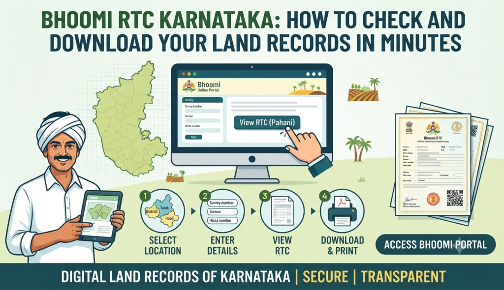 Bhoomi RTC Karnataka Land Records: Download Guide