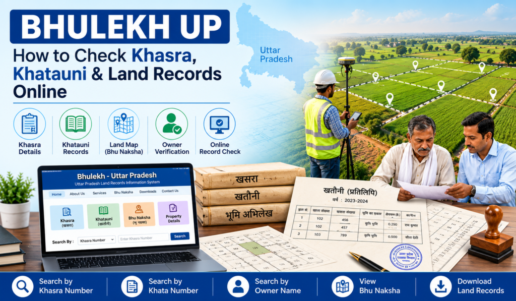 Bhulekh UP Khasra Khatauni: Check Records Online