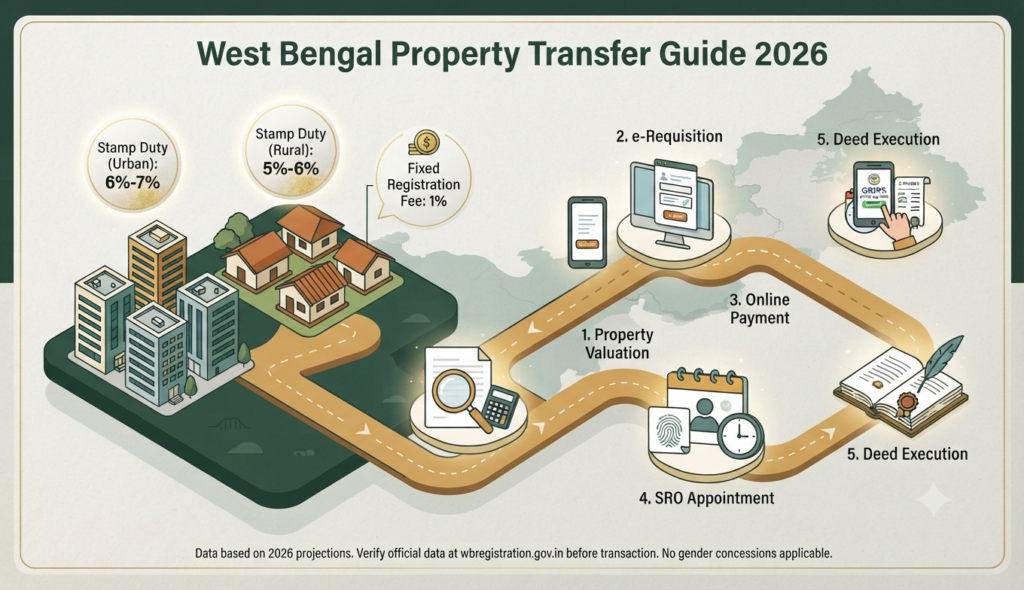 Flat Registration Charges in West Bengal 2026