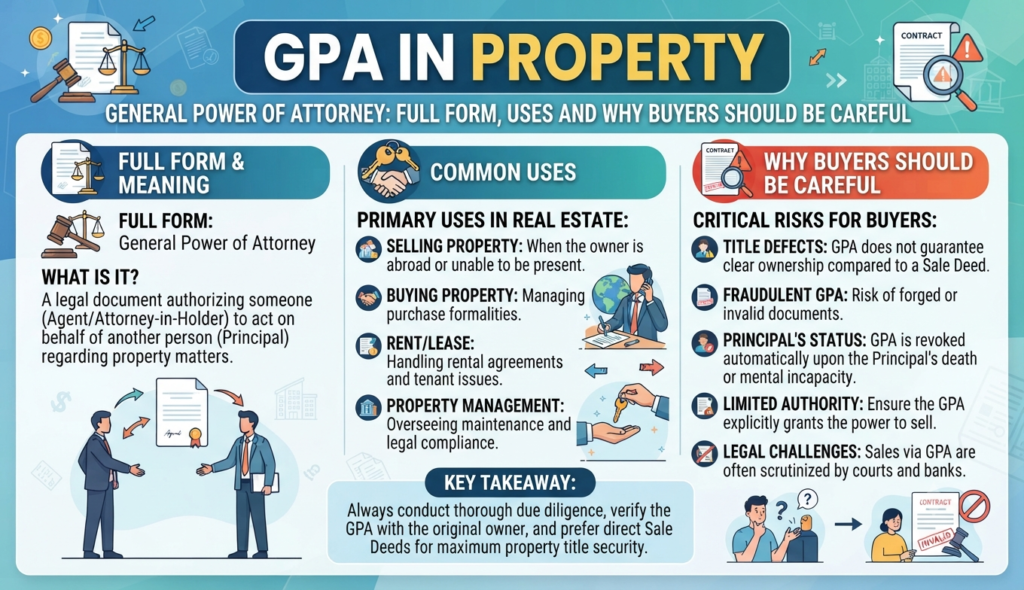 GPA Full Form in Property: Meaning, Uses & Risks