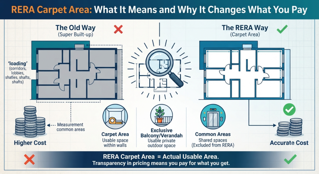 RERA Carpet Area Meaning: What It Is & Why It Matters