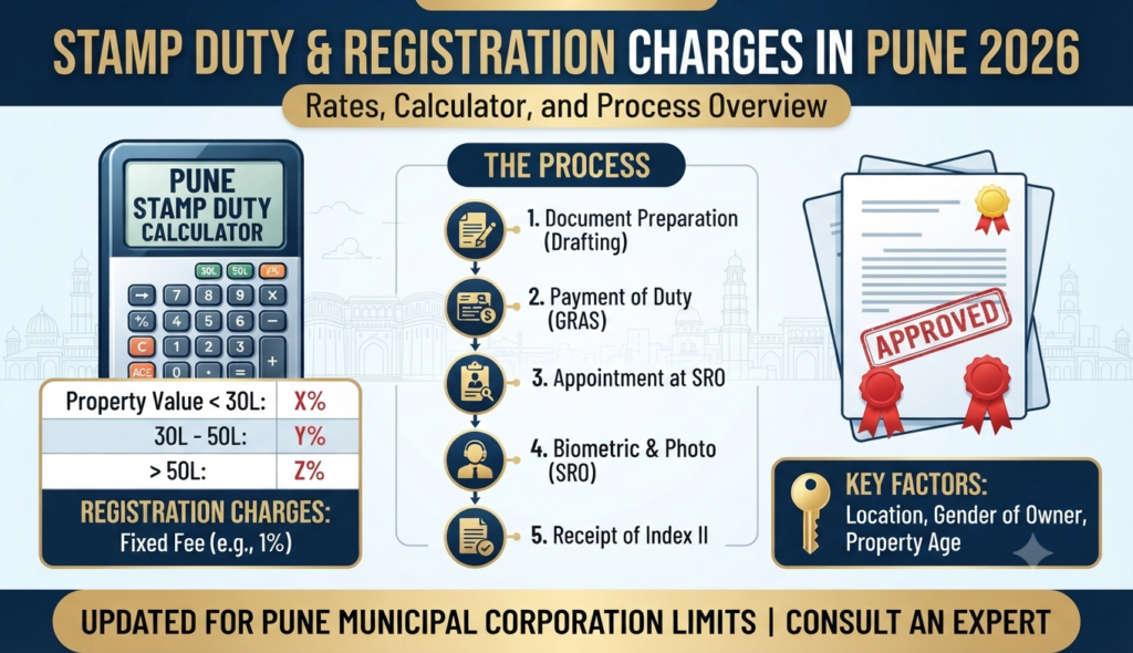 Stamp Duty & Registration Charges in Pune 2026