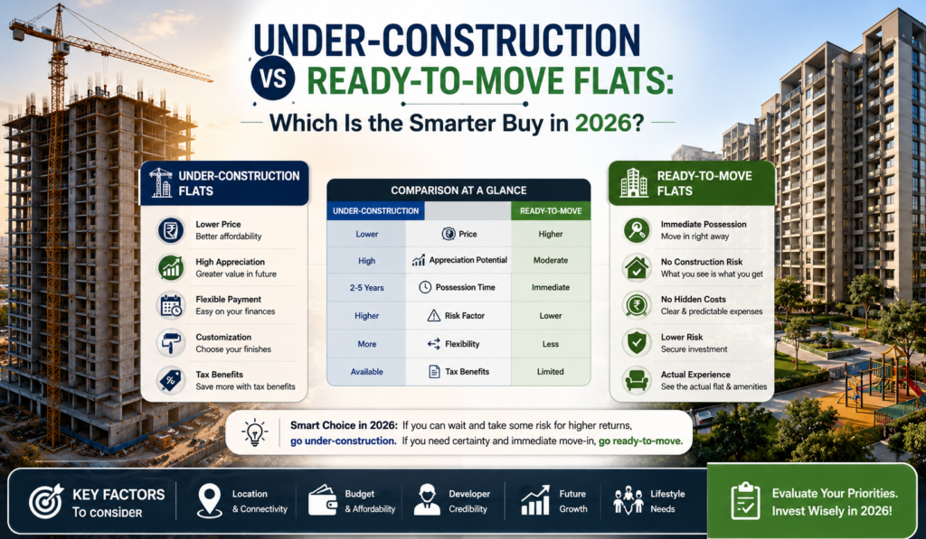 Under Construction vs Ready to Move Flat: 2026
