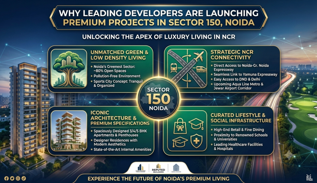 Why Leading Developers Are Launching Premium Projects in Sector 150 Noida
