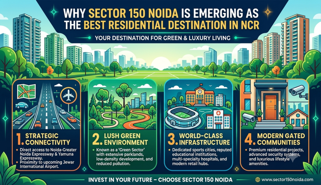 Why Sector 150 Noida Is Emerging as the Best Residential Destination in NCR