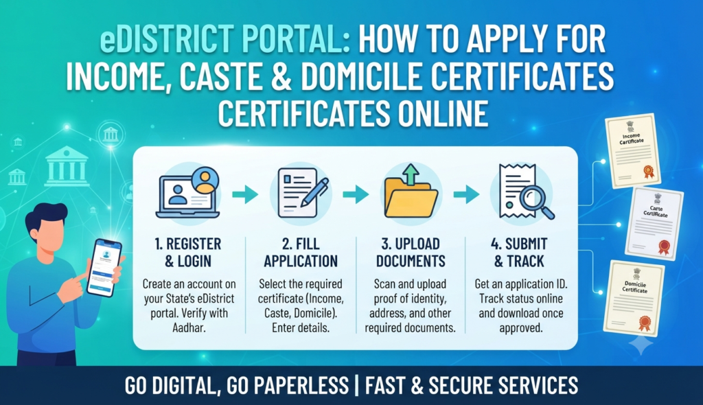 eDistrict Apply Certificate Online: Full Guide