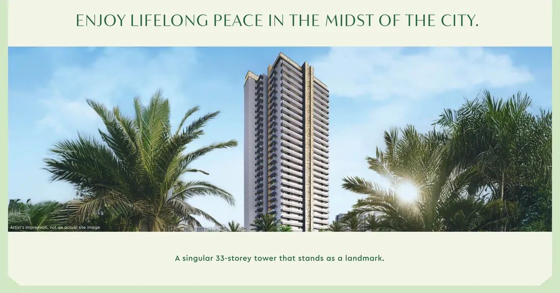 Godrej Alira Sector 39 Gurgaon - residential tower amid greenery