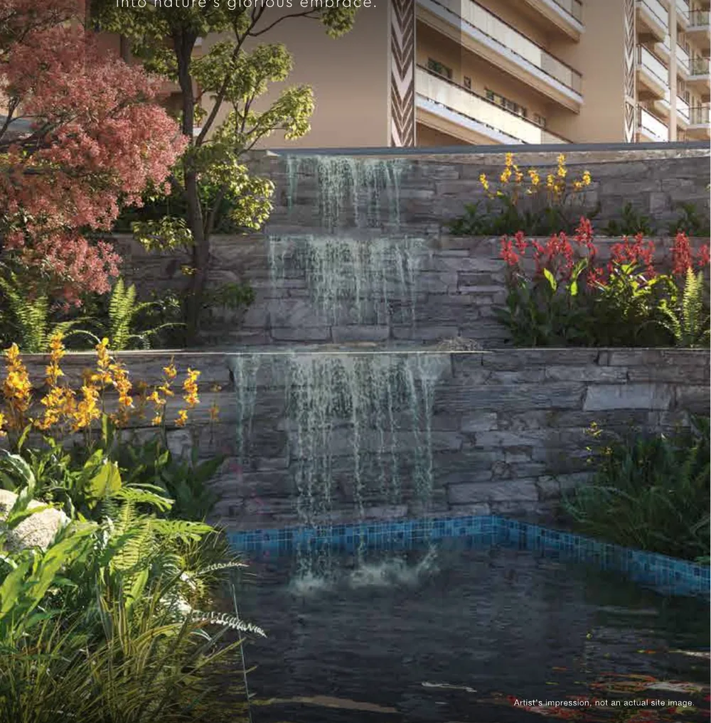 Godrej Aristocrat Sector 49 Gurgaon - water cascade feature