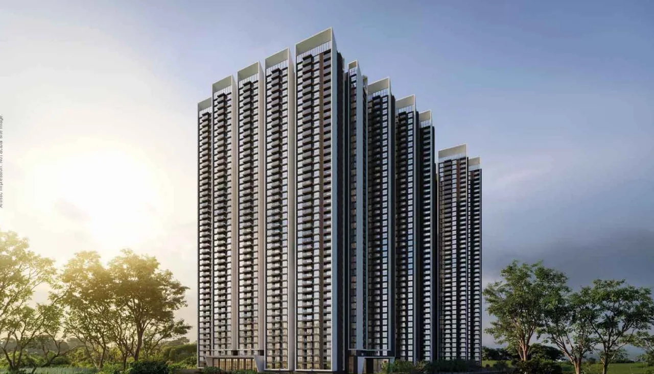 Godrej Brooklyn Avenue exterior tower elevation, Kukatpally Hyderabad