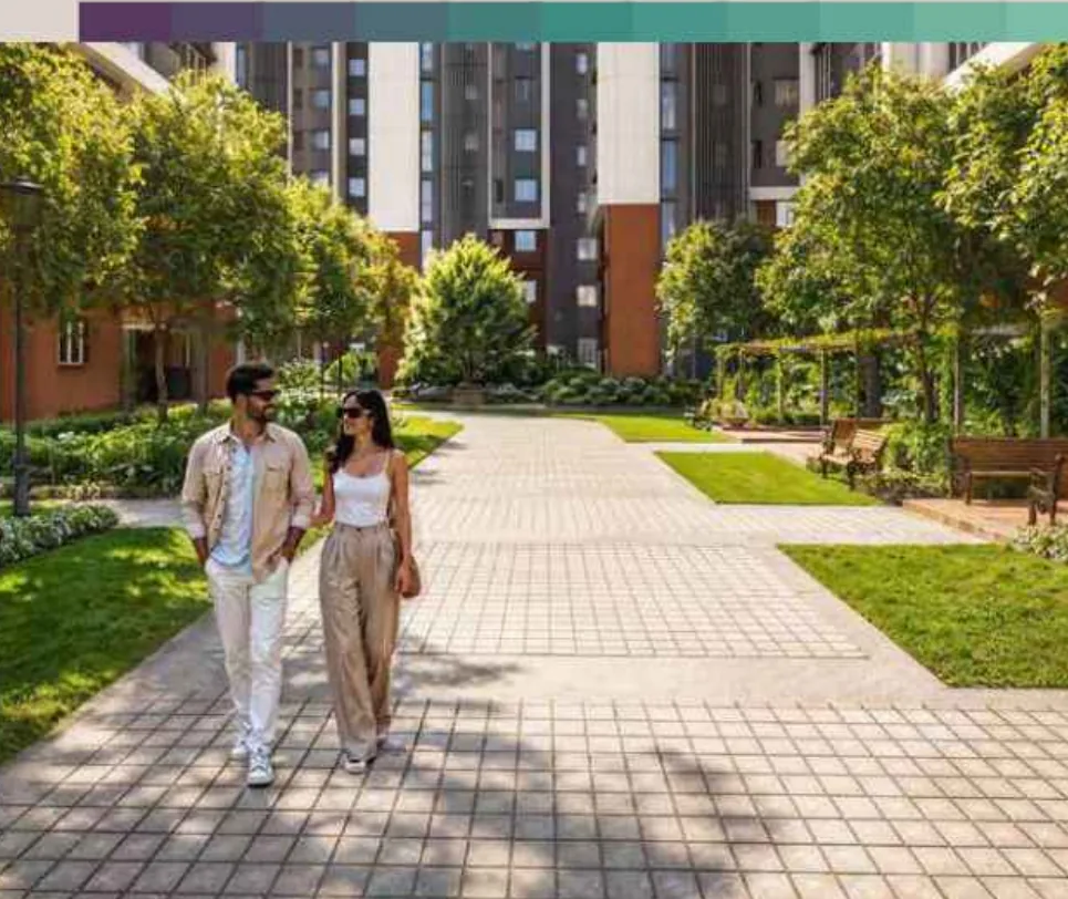 Godrej Brooklyn Avenue landscaped pocket gardens