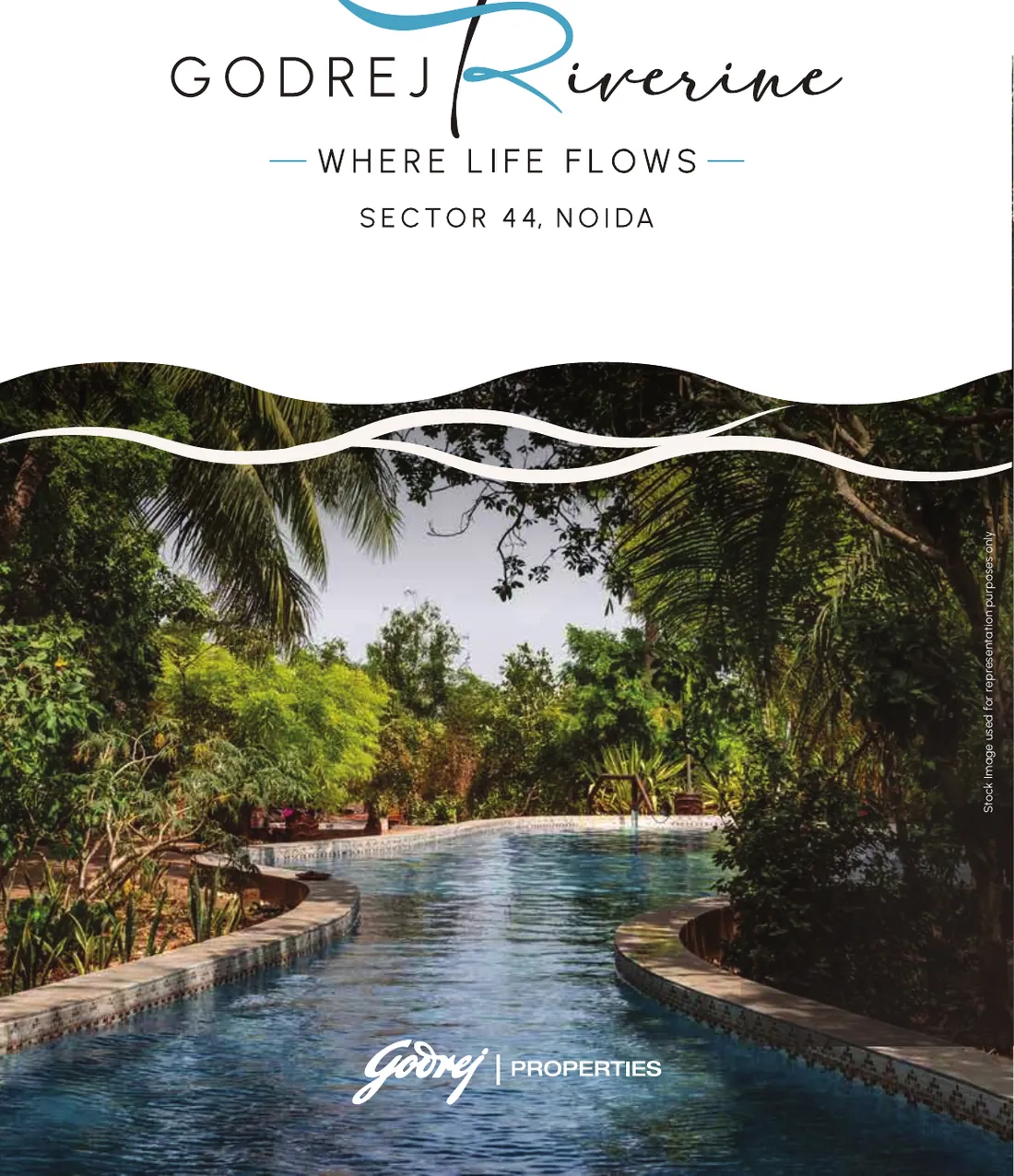 Godrej Riverine Sector 44 Noida - riverside residence brochure cover