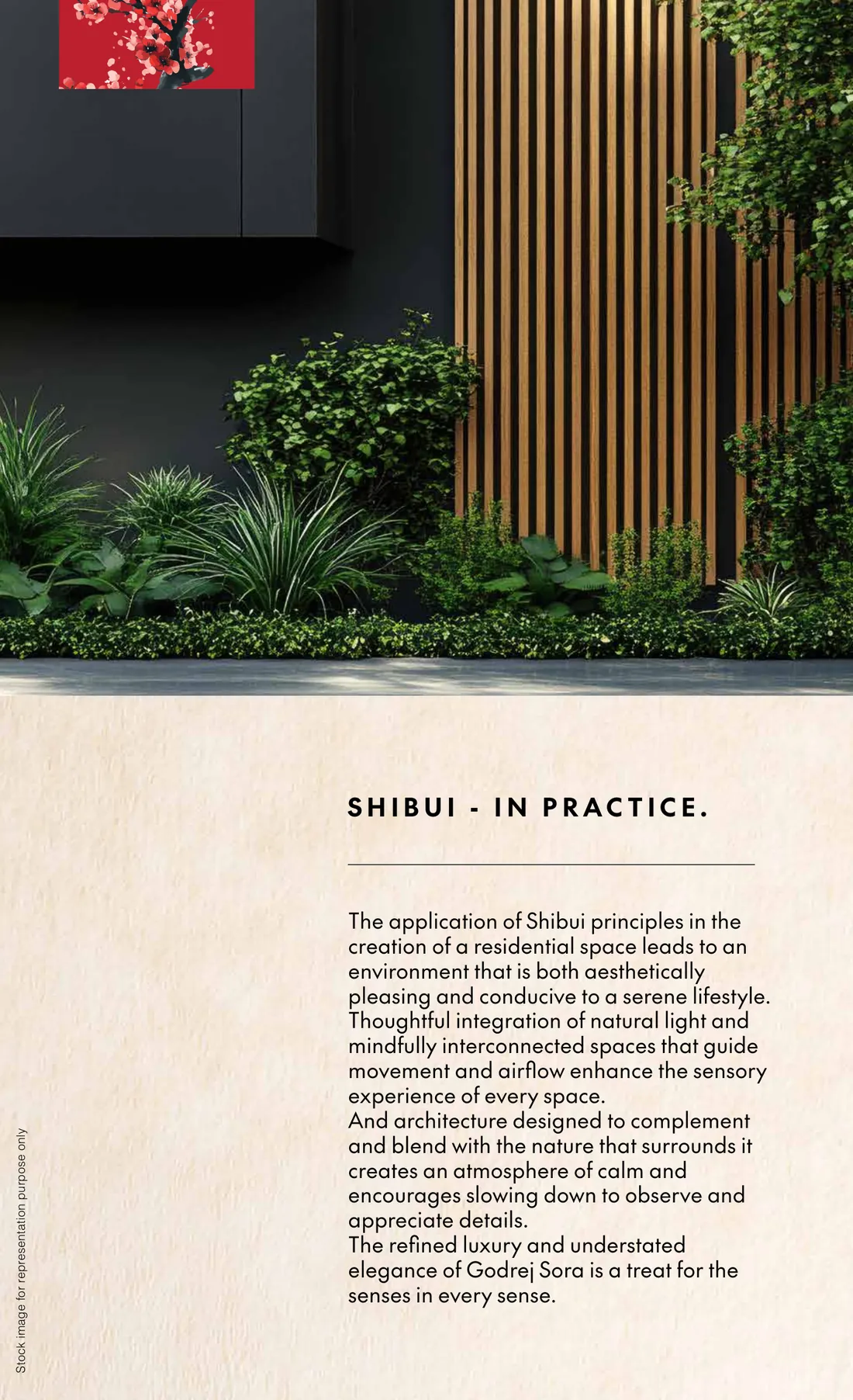 Godrej Sora Sector 53 Gurgaon - wood-panelled interior detail