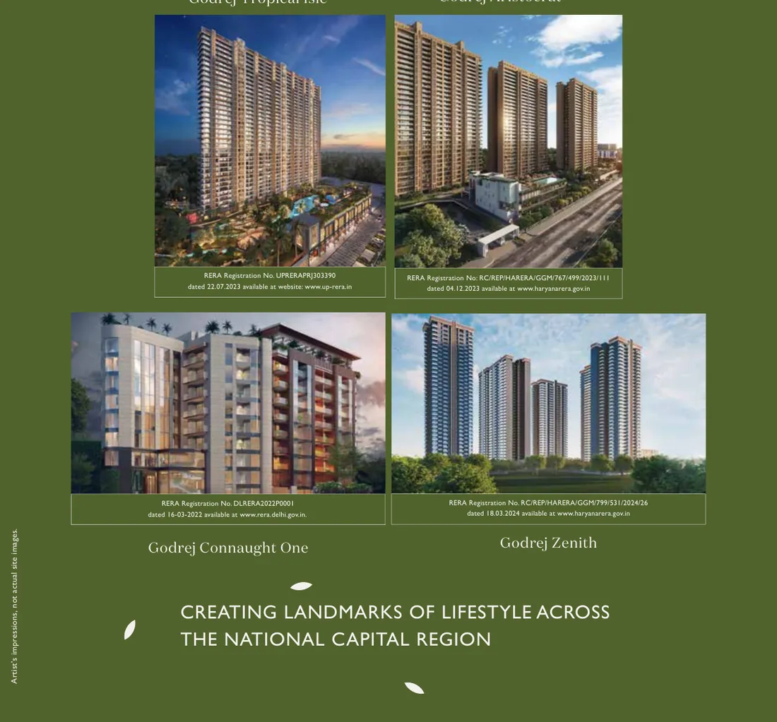Godrej Vrikshya Sector 103 Gurgaon - residential towers with project details