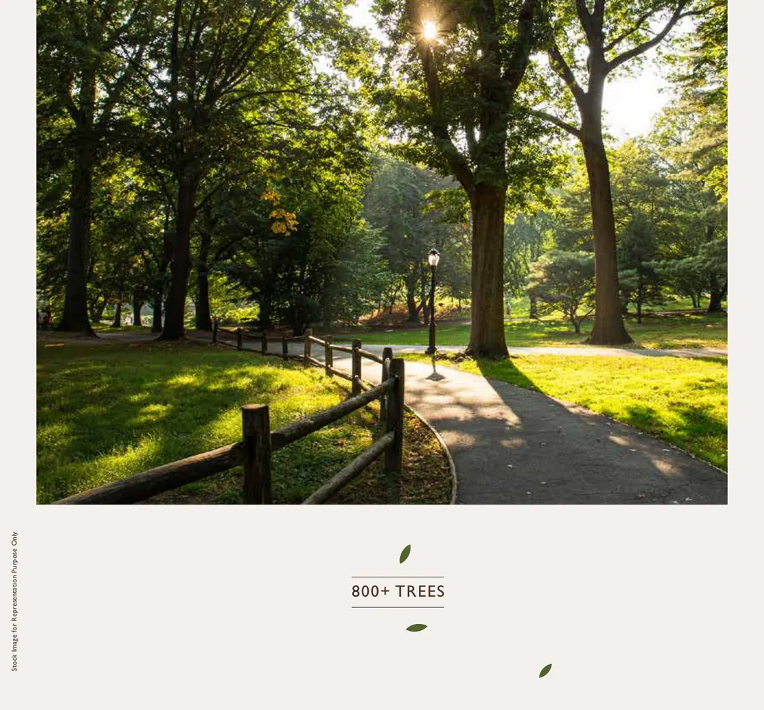 Godrej Vrikshya Sector 103 Gurgaon - landscaped park pathway