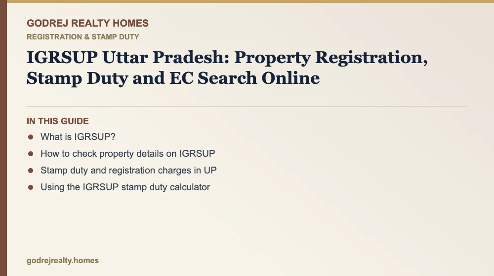 Infographic: how to check property details on igrsup — igrsup property registration up